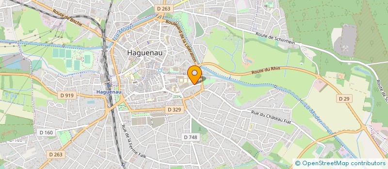 localisation de l'entreprise 821 257 474   HAGUENAU