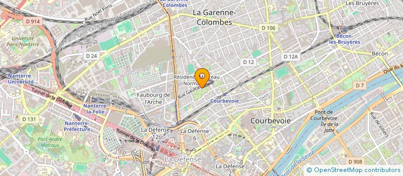 localisation de l'entreprise 821 273 992   COURBEVOIE