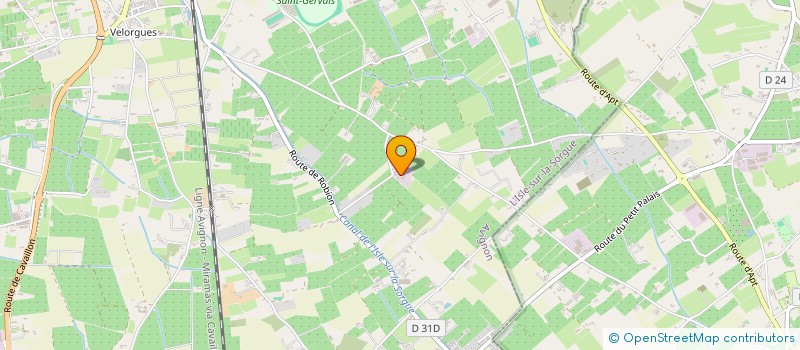 localisation de l'entreprise 821 287 794 à EYRAGUES