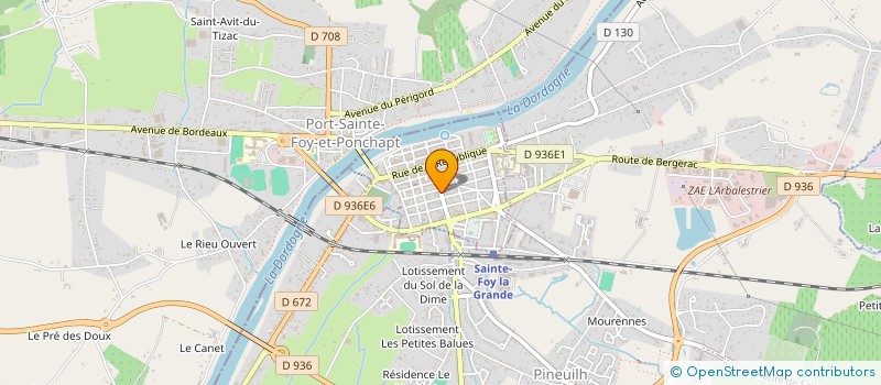 localisation de l'entreprise 821 305 372   SAINTE-FOY-LA-GRANDE