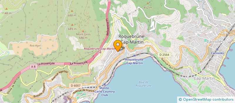 localisation de l'entreprise 821 331 741 à ROQUEBRUNE-CAP-MARTIN
