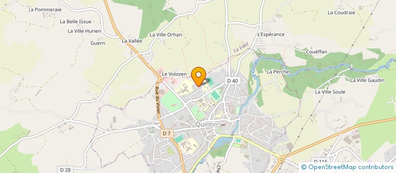 localisation de l'entreprise 821 334 398 à QUINTIN
