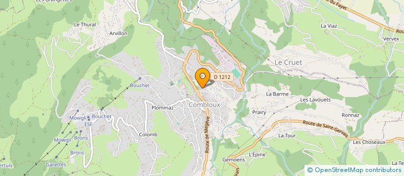 localisation de l'entreprise 821 336 633   COMBLOUX