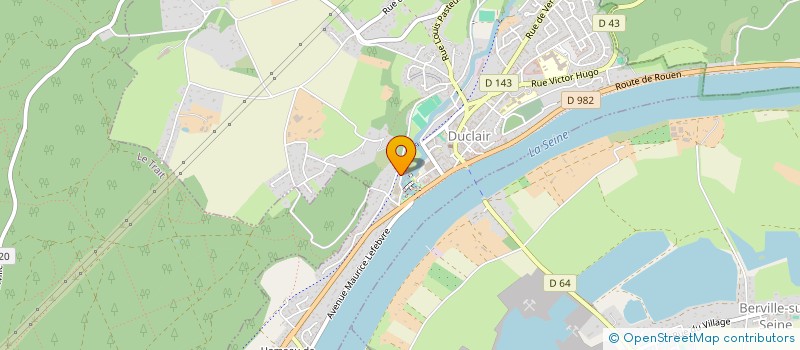 localisation de l'entreprise 821 338 464   SAINT-OUEN-DE-THOUBERVILLE