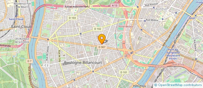 localisation de l'entreprise 821 347 663 à BOULOGNE-BILLANCOURT