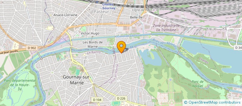 localisation de l'entreprise 821 362 209 à MEAUX