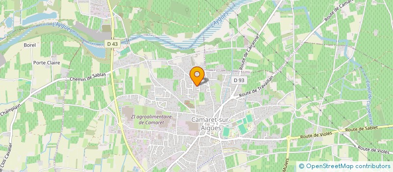localisation de l'entreprise 821 371 291 à CAMARET-SUR-AIGUES