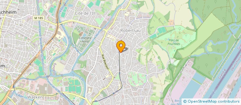 localisation de l'entreprise 821 375 383   STRASBOURG