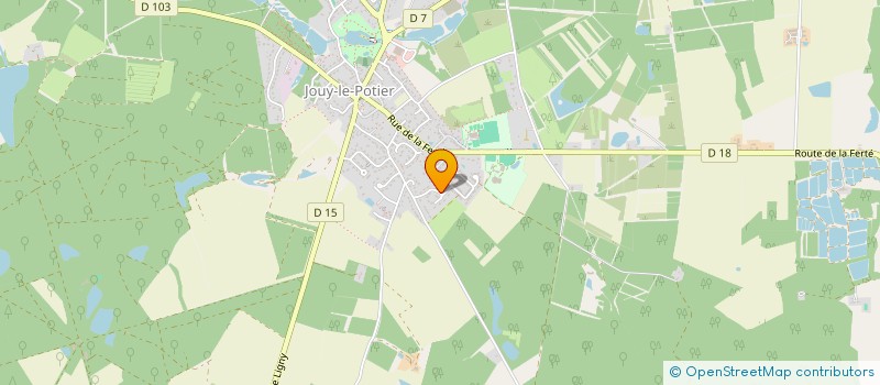 localisation de l'entreprise 821 402 153 à JOUY-LE-POTIER