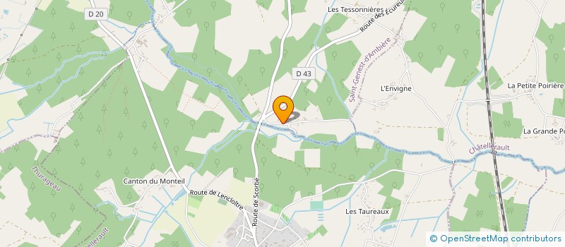 localisation de l'entreprise 821 408 317   SAINT GENEST D'AMBIERE