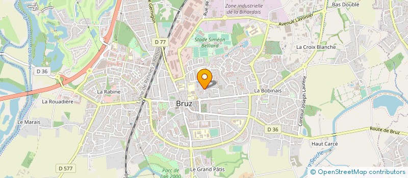 localisation de l'entreprise 821 417 235 à BRUZ