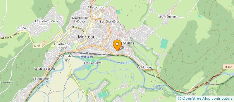 localisation de l'entreprise 821 432 291   MORTEAU