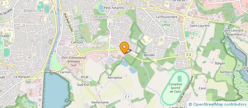 localisation de l'entreprise 821 439 569  à VANNES