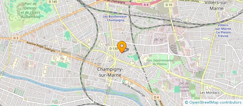 localisation de l'entreprise 821 448 651   CHENNEVIERES-SUR-MARNE