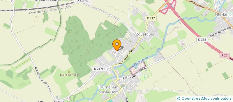 localisation de l'entreprise 821 452 422   TOURNEHEM-SUR-LA-HEM