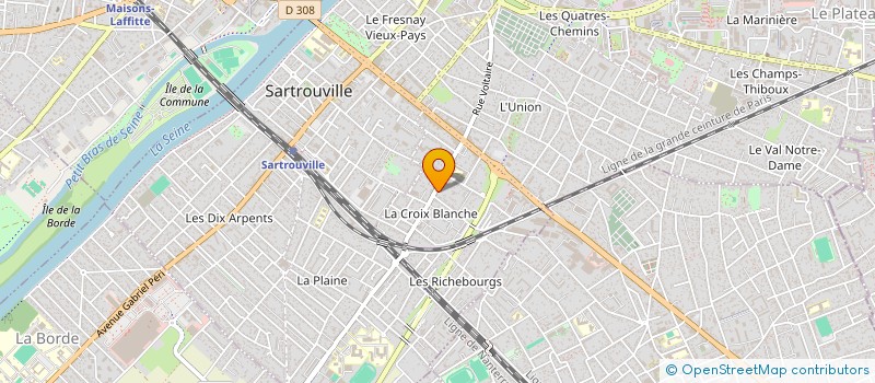 localisation de l'entreprise 821 457 090   SARTROUVILLE