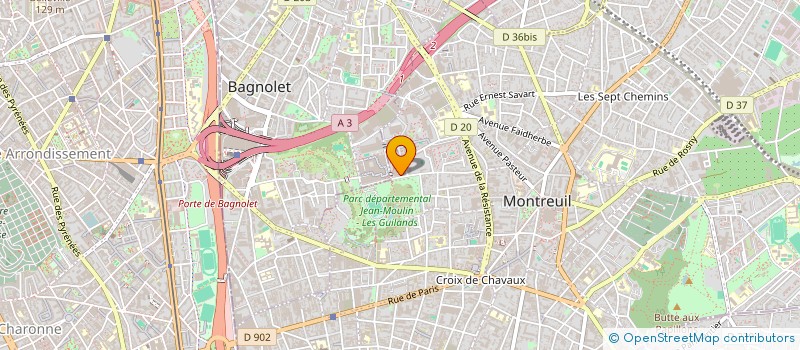 localisation de l'entreprise 821 484 961 à MONTREUIL