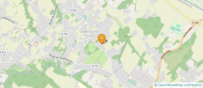 localisation de l'entreprise 821 485 836   LAPEYROUSE-FOSSAT