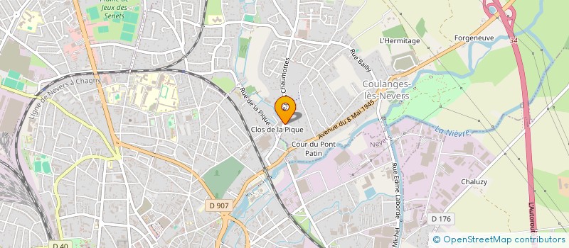 localisation de l'entreprise 821 497 161 à COULANGES-LES-NEVERS