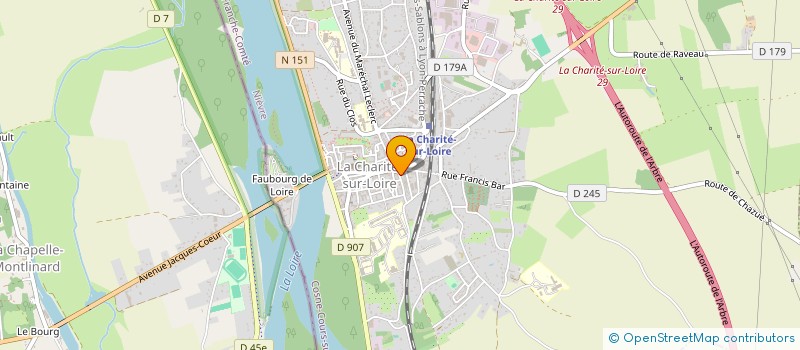 localisation de l'entreprise 821 498 730   LA CHARITE-SUR-LOIRE