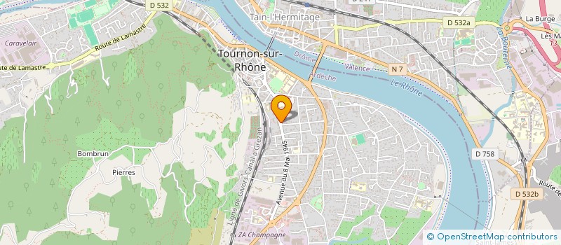 localisation de l'entreprise 821 503 414  à TOURNON-SUR-RHONE