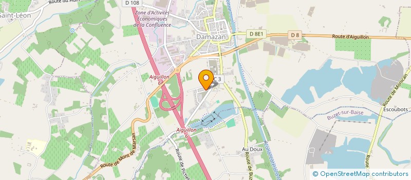 localisation de l'entreprise 821 513 223 à AIGUILLON