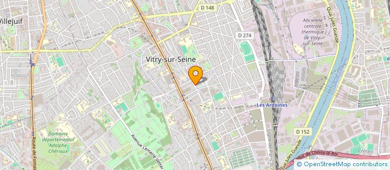 localisation de l'entreprise 821 547 908   VITRY-SUR-SEINE