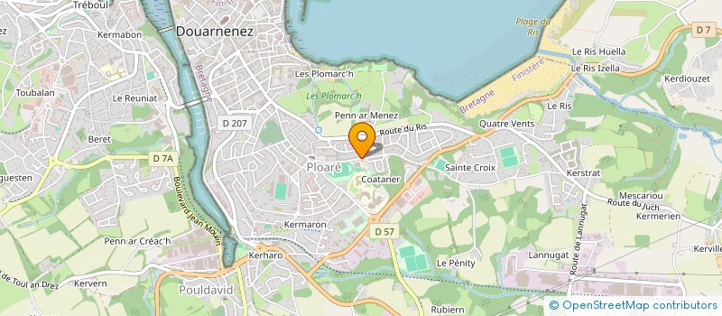 localisation de l'entreprise 821 550 795  à DOUARNENEZ