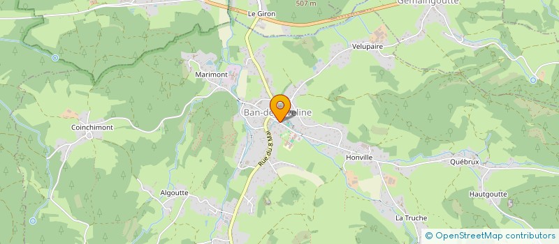 localisation de l'entreprise 821 558 947   LA CROIX-AUX-MINES