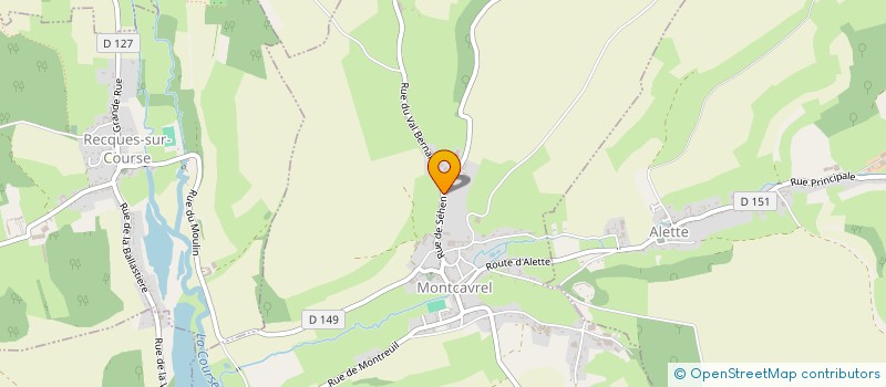 localisation de l'entreprise 821 568 375   MONTCAVREL