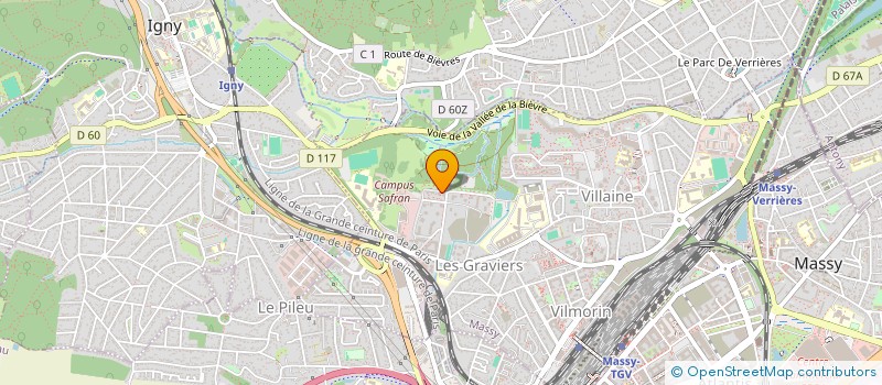 localisation de l'entreprise 821 582 400 à MASSY
