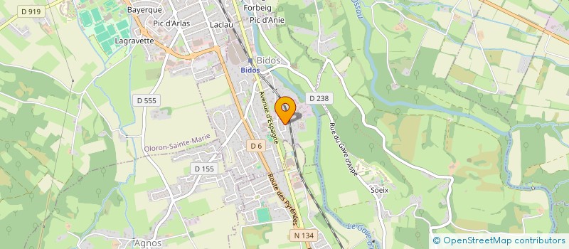 localisation de l'entreprise 821 586 690   BIDOS