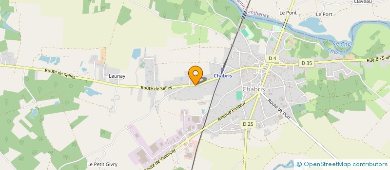 localisation de l'entreprise 821 604 337 à CHABRIS