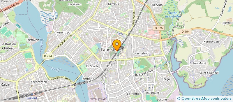 localisation de l'entreprise 821 604 600   HENNEBONT