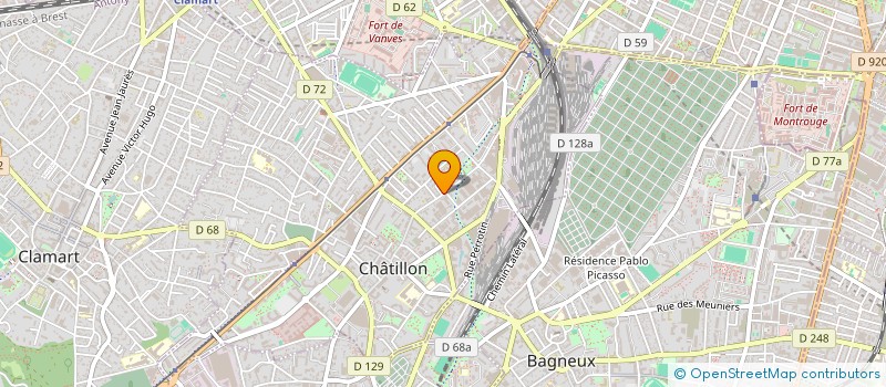 localisation de l'entreprise 821 623 998  à CLICHY