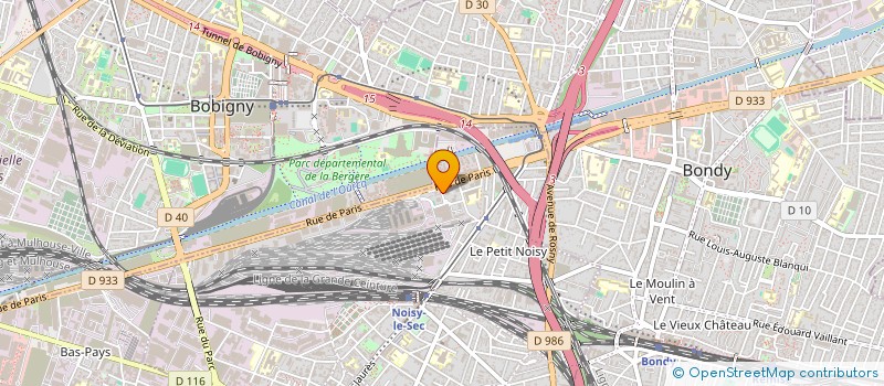 localisation de l'entreprise 821 634 045  à NOISY-LE-SEC