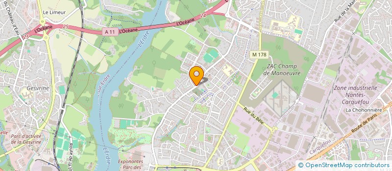 localisation de l'entreprise 821 657 442   NANTES