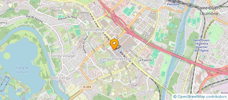 localisation de l'entreprise 821 660 586   CERGY