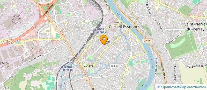 localisation de l'entreprise 821 703 998 à CORBEIL-ESSONNES