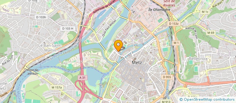 localisation de l'entreprise 821 706 918   METZ