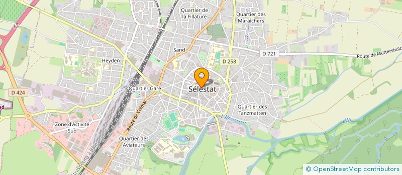 localisation de l'entreprise 821 707 460 à STRASBOURG