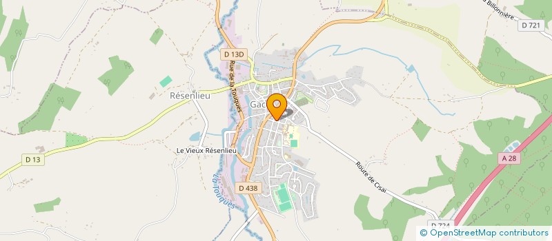 localisation de l'entreprise 821 748 803 à GACE