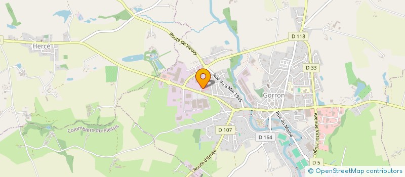 localisation de l'entreprise 821 771 623   SAINT-FRAIMBAULT-DE-PRIERES