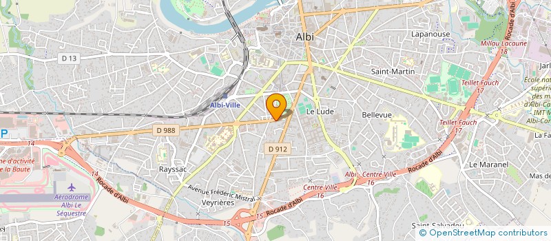 localisation de l'entreprise 821 779 493 à ALBI