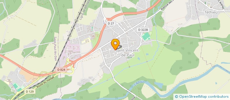 localisation de l'entreprise 821 782 109   SAINT-VINCENT-DE-PAUL