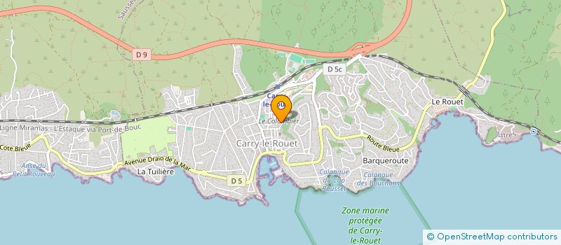 localisation de l'entreprise 821 832 383   ENSUES-LA-REDONNE