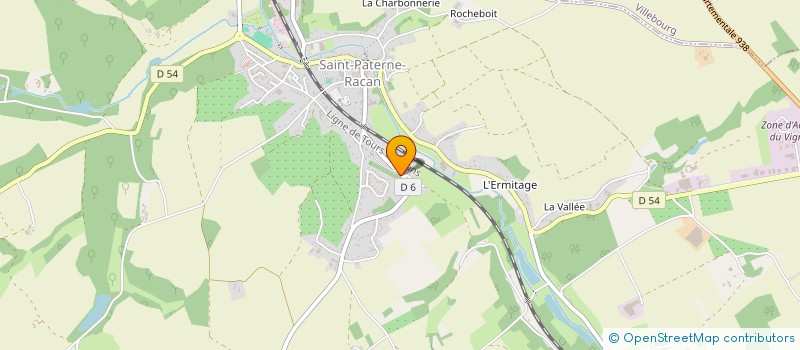 localisation de l'entreprise 821 842 911   SAINT-PATERNE-RACAN