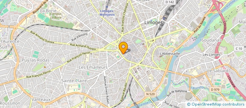 localisation de l'entreprise 821 863 651 à LIMOGES