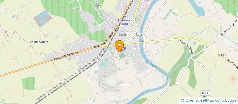 localisation de l'entreprise 821 881 265  à LISLE-SUR-TARN