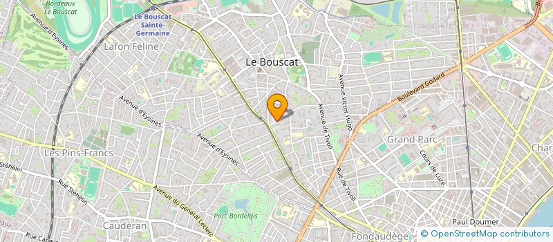 localisation de l'entreprise 821 886 868 à LE BOUSCAT
